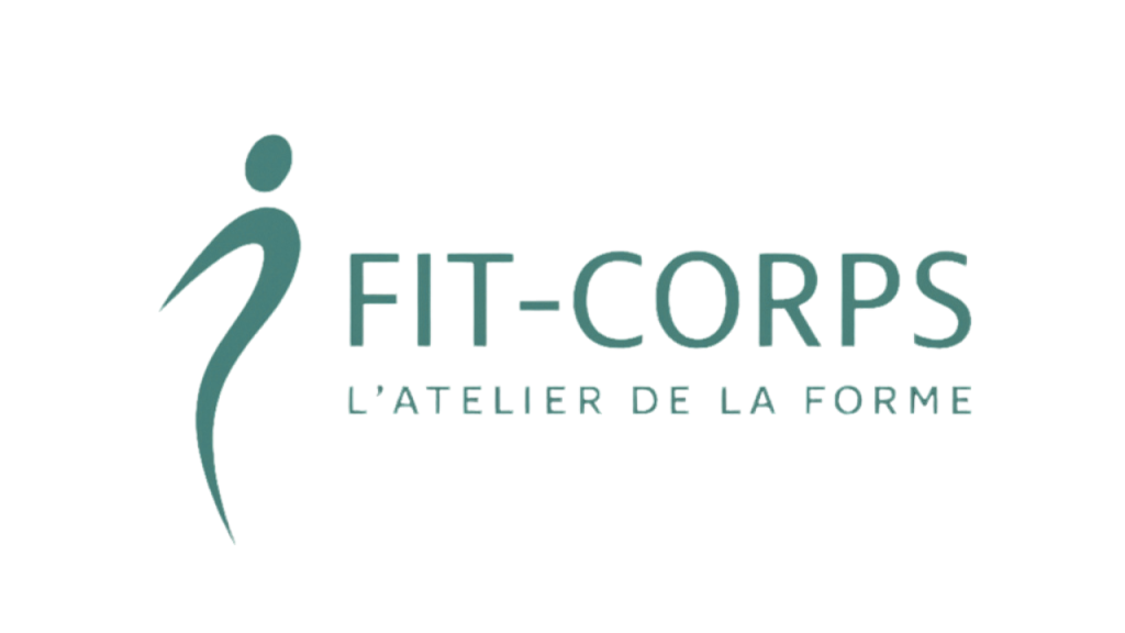 logo de la marque fit-corps, atelier de remise en forme avec coaching personnalisé.